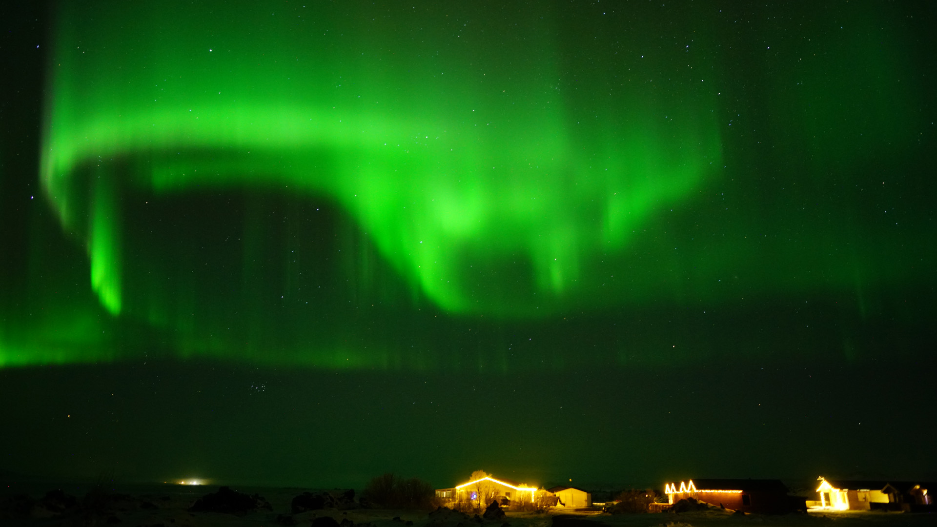 Polarlicht am Myvatn